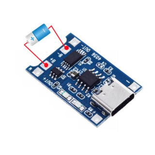 Модуль заряда аккумуляторов TP4056, type-C 5В 1А