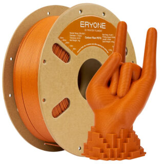 Пластик для 3D принтера ERYONE PETG-CF 1.75 1кг оранжевый