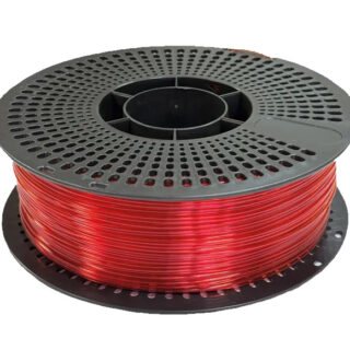 Пластик для 3D печати PETG Траектория 1.75, 1 кг Красный прозрачный