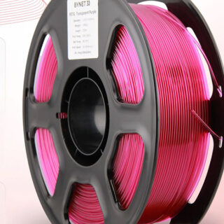 Пластик для 3D принтера BYNET 3D PETG 1.75 1кг Фиолетовый прозрачный
