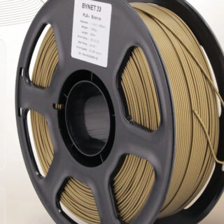 Пластик для 3D принтера BYNET 3D PLA+ 1.75 1кг Бронзовый