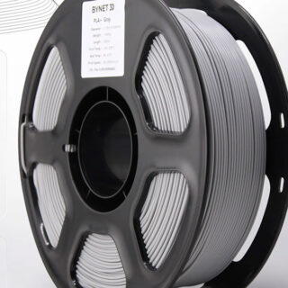 Пластик для 3D принтера BYNET 3D PLA матовый 1.75 1кг Серый